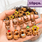 Chaveiro Capivara Fofo – Modelo Divertido para Bolsa e Mochila