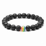 Pulseira Orgulho em Pedra Natural — Use Suas Cores