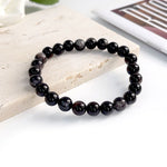 Pulseira Elegante de Pedra Natural 6mm – Modelo Unissex