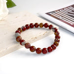 Pulseira Elegante de Pedra Natural 6mm – Modelo Unissex
