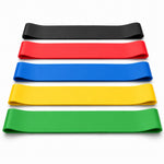 Kit 5 Faixas Elásticas de Resistência para Treino