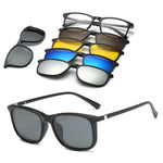 Óculos 6 em 1 com Lentes Magnéticas Intercambiáveis