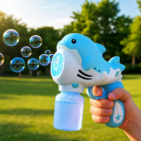 Brinquedos Lançadores de Bolhas de Sabão em Formato de Golfinho