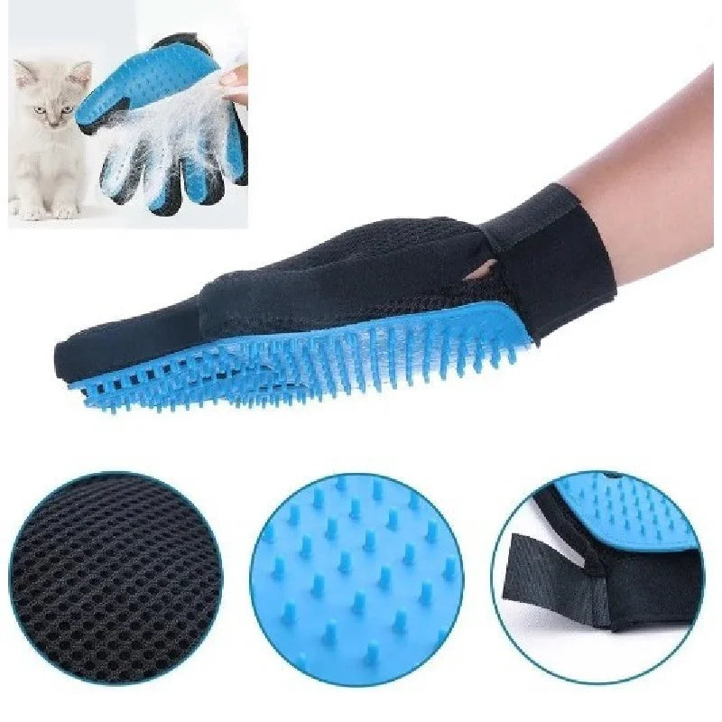 Luva Removedora de Pelos Pets Cães e Gatos