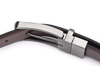 Cinto de Couro Genuíno Dupla Face Moda Retro