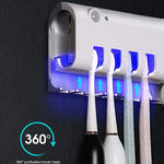 Dispenser Automático de Pasta de Dente com Suporte para Escovas