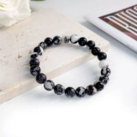 Pulseira de Pedra Natural 6mm Unissex – Elegância, Energia e Proteção