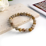 Pulseira Elegante de Pedra Natural 6mm – Modelo Unissex