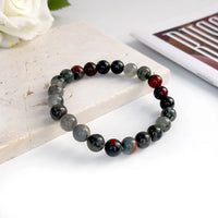 Pulseira de Pedra Natural 6mm Unissex – Elegância, Energia e Proteção