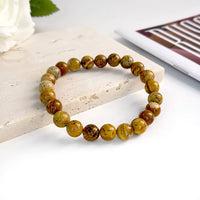 Pulseira de Pedra Natural 6mm Unissex – Elegância, Energia e Proteção