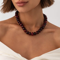 Colar choker boêmio de contas coloridas em 14 cores - foto 12