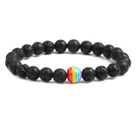 Pulseira Orgulho em Pedra Natural — 10 Cores