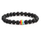 Pulseira Orgulho em Pedra Natural — 10 Cores