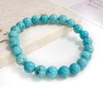 Pulseira Elegante de Pedra Natural 6mm – Modelo Unissex
