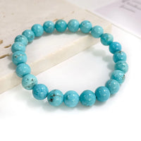 Pulseira de Pedra Natural 6mm Unissex – Elegância, Energia e Proteção