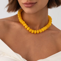 Colar choker boêmio de contas coloridas em 14 cores - foto 6