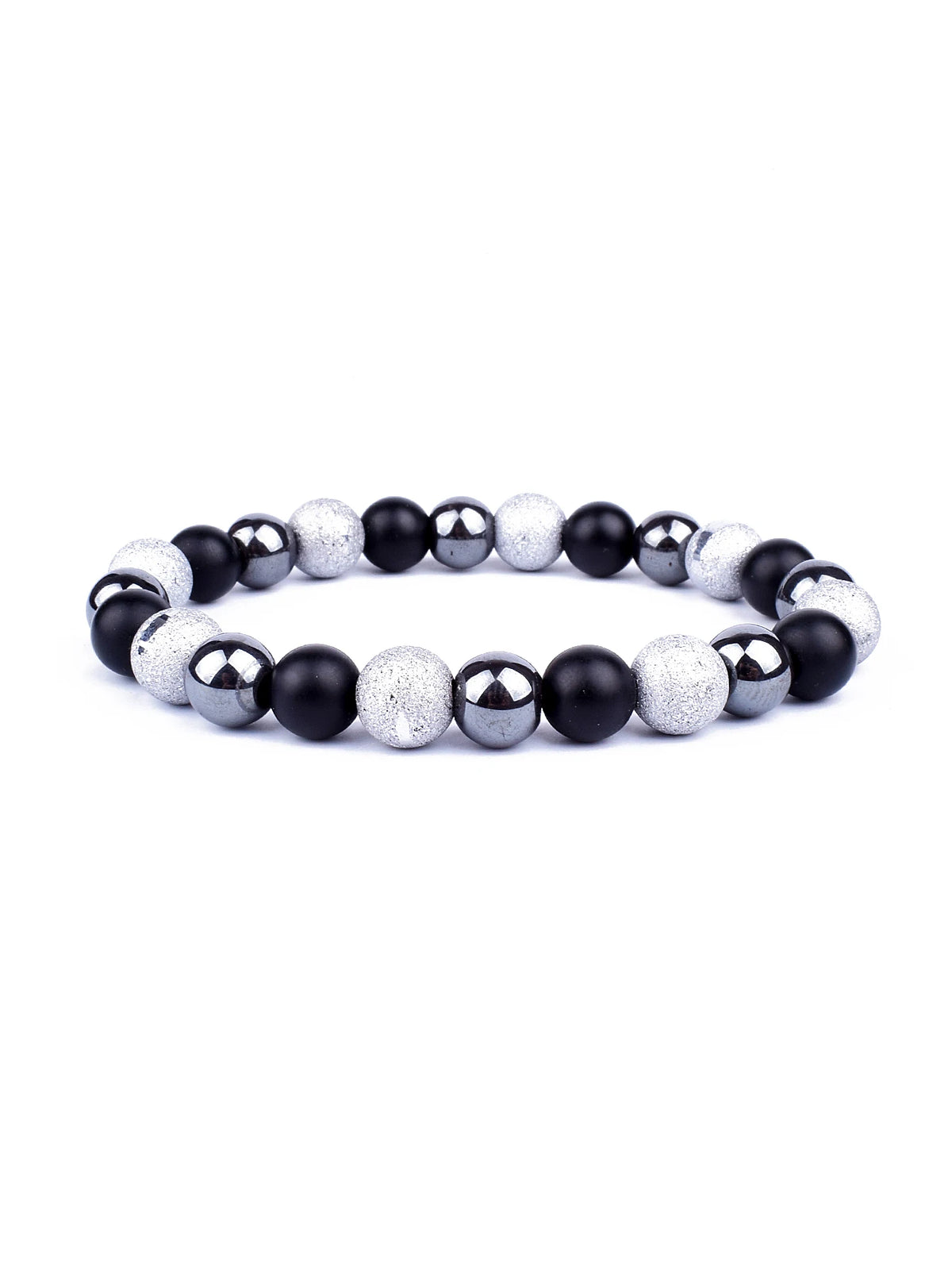 Pulseira Tripla Proteção com olho de tigre, obsidiana e pirita 6mm - foto 23