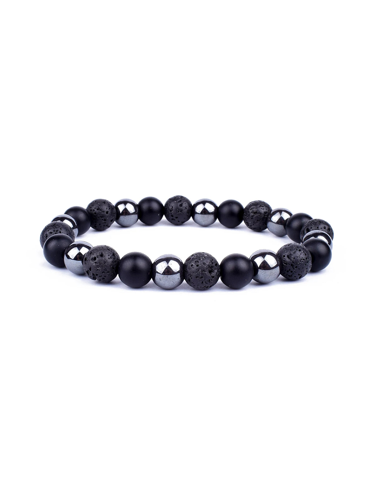 Pulseira Tripla Proteção com olho de tigre, obsidiana e pirita 6mm - foto 22