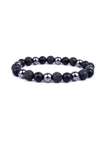Pulseira Tripla Proteção com olho de tigre, obsidiana e pirita 6mm - foto 22