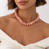 Colar choker boêmio de contas coloridas em 14 cores - foto 13