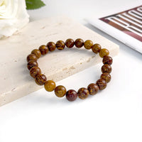 Pulseira de Pedra Natural 6mm Unissex – Elegância, Energia e Proteção