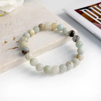 Pulseira de Pedra Natural 6mm Unissex – Elegância, Energia e Proteção