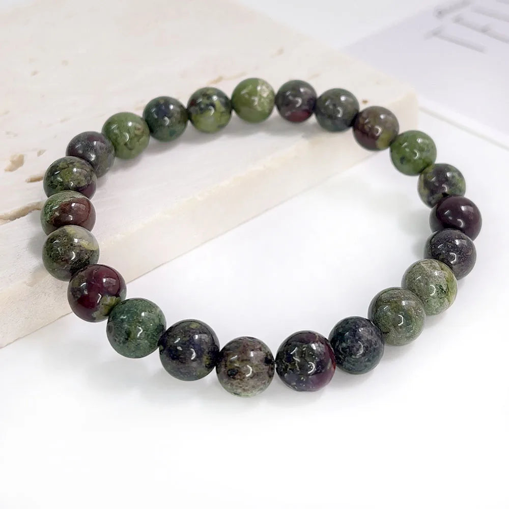Pulseira Elegante de Pedra Natural 6mm – Modelo Unissex