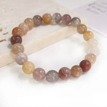 Pulseira Elegante de Pedra Natural 6mm – Modelo Unissex