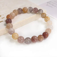 Pulseira de Pedra Natural 6mm Unissex – Elegância, Energia e Proteção