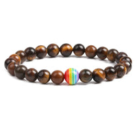 Pulseira Orgulho em Pedra Natural — 10 Cores