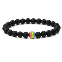 Pulseira Orgulho em Pedra Natural — 10 Cores
