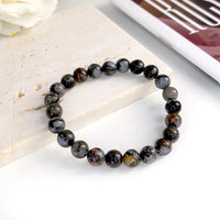 Pulseira de Pedra Natural 6mm Unissex – Elegância, Energia e Proteção