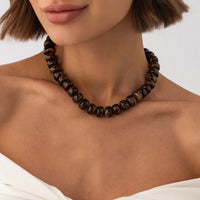 Colar choker boêmio de contas coloridas em 14 cores - foto 10