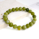 Pulseira Elegante de Pedra Natural 6mm – Modelo Unissex