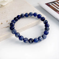 Pulseira de Pedra Natural 6mm Unissex – Elegância, Energia e Proteção