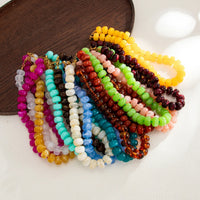 Colar choker boêmio de contas coloridas em 14 cores - foto 3