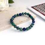 Pulseira Elegante de Pedra Natural 6mm – Modelo Unissex