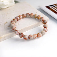 Pulseira de Pedra Natural 6mm Unissex – Elegância, Energia e Proteção