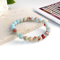 Pulseira de Pedra Natural 6mm Unissex – Elegância, Energia e Proteção