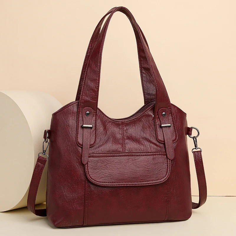 Bolsa de Ombro Luxo Clássica para Mulheres