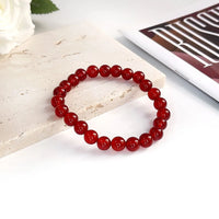 Pulseira de Pedra Natural 6mm Unissex – Elegância, Energia e Proteção