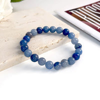 Pulseira de Pedra Natural 6mm Unissex – Elegância, Energia e Proteção