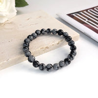 Pulseira de Pedra Natural 6mm Unissex – Elegância, Energia e Proteção