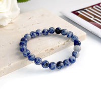 Pulseira de Pedra Natural 6mm Unissex – Elegância, Energia e Proteção