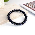 Pulseira Elegante de Pedra Natural 6mm – Modelo Unissex