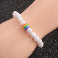 Pulseira Orgulho em Pedra Natural — 10 Cores