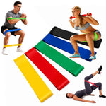 Kit 5 Faixas Elásticas de Resistência para Treino