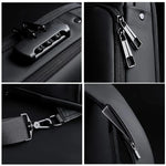 Mochila Antifurto Slim com Cadeado de Senha e Entrada USB