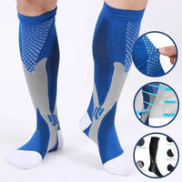 3 Pares Meias de Compressão Mágica, Recuperação de Corrida, Ciclismo, Alta Elasticidade, Respirabilidade e Absorção de Suor