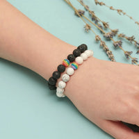 Pulseira Orgulho em Pedra Natural — Use Suas Cores